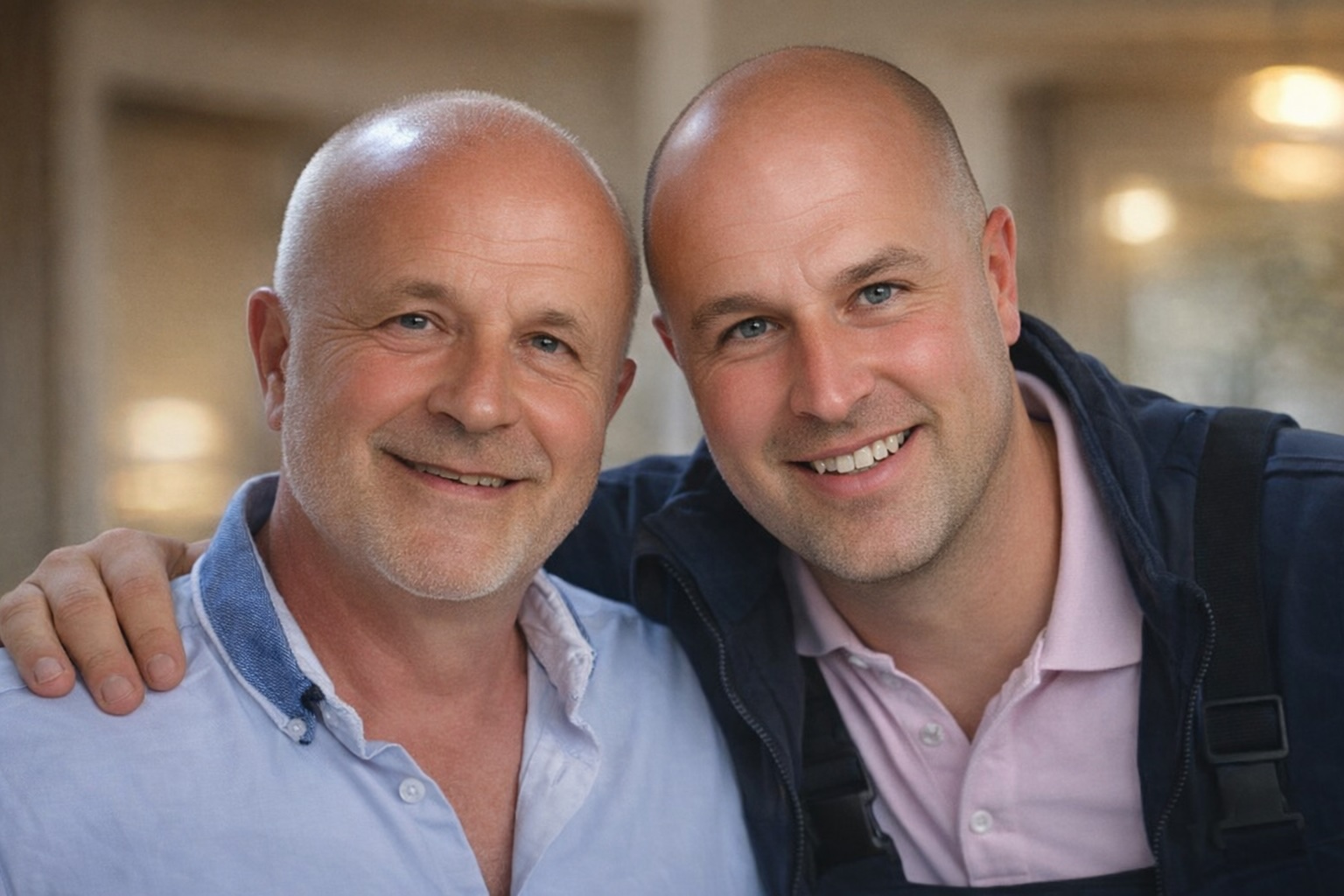 Steve and his son – the father-and-son team behind Steve Barraclough Heating